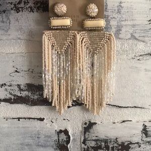 Anthropology chandelier beaded earrings.Brand new!